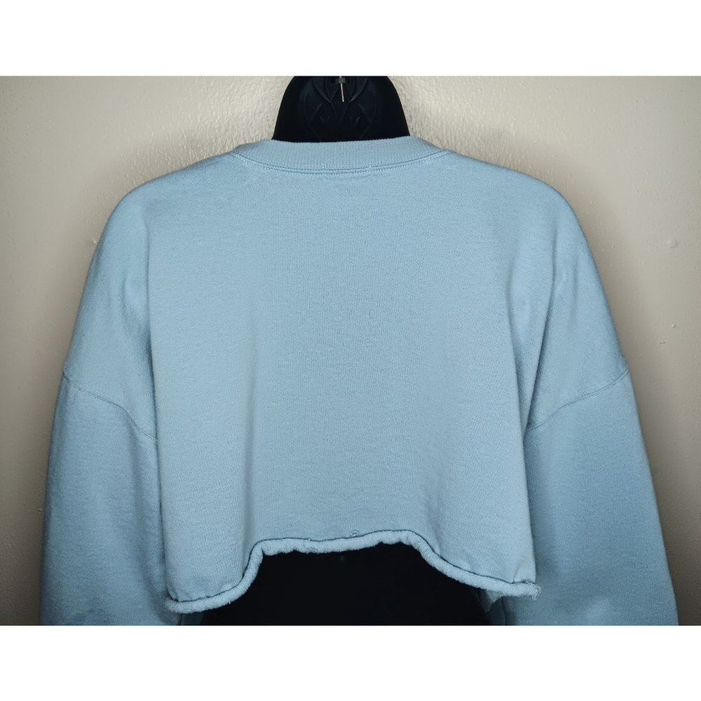 Taylor Swift Swiftie Medium Crop Boyfriend Sweatshirt Balloon Sleeve Oversized - Picture 5 of 11